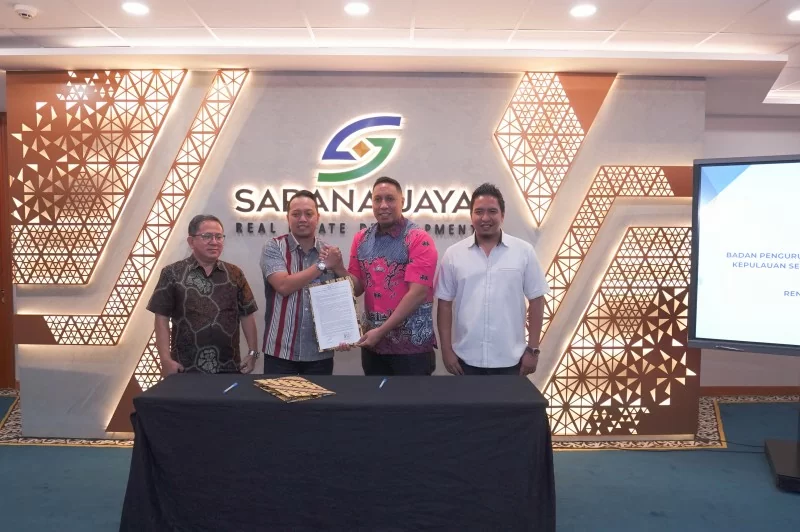 Jajaki Potensi Pengembangan Bisnis, Sarana Jaya Resmi Teken MoU dengan BPC HIPMI Kepulauan Seribu