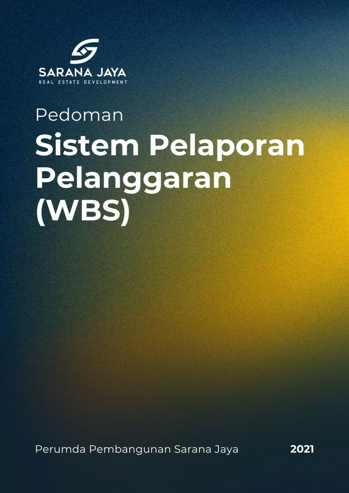 Pedoman Sistem Pelaporan Pelanggaran (WBS)